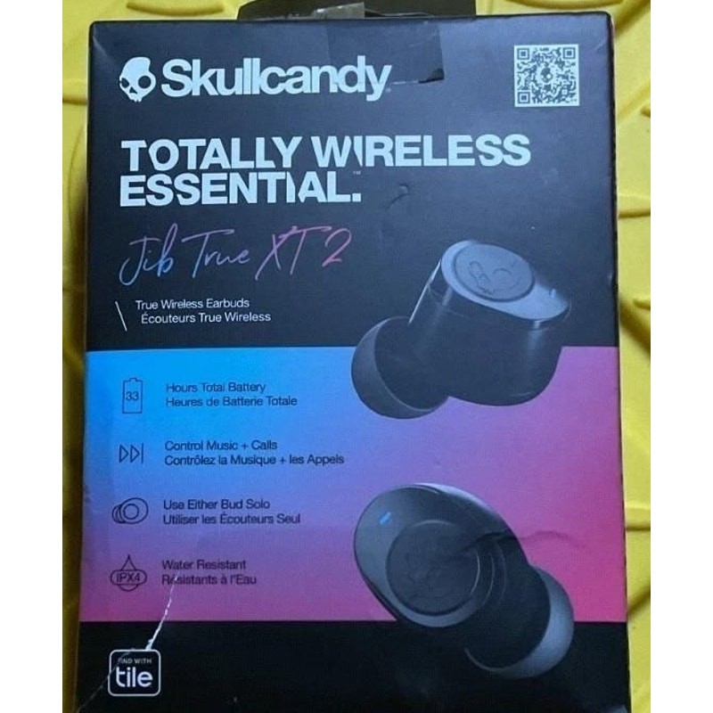 Skullcandy Jib True XT2 Wireless Earbuds – black