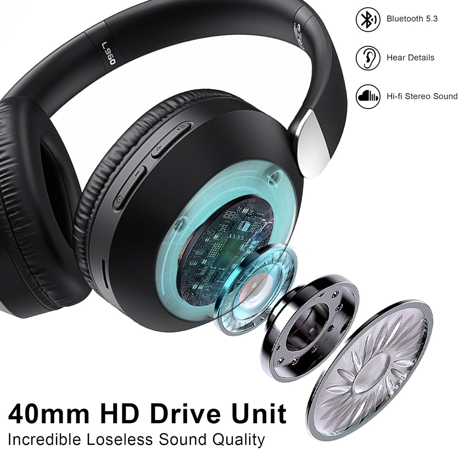 Wireless Bluetooth Over-Ear Headphone Headset For Samsung Galaxy A07 A17 A37 A57