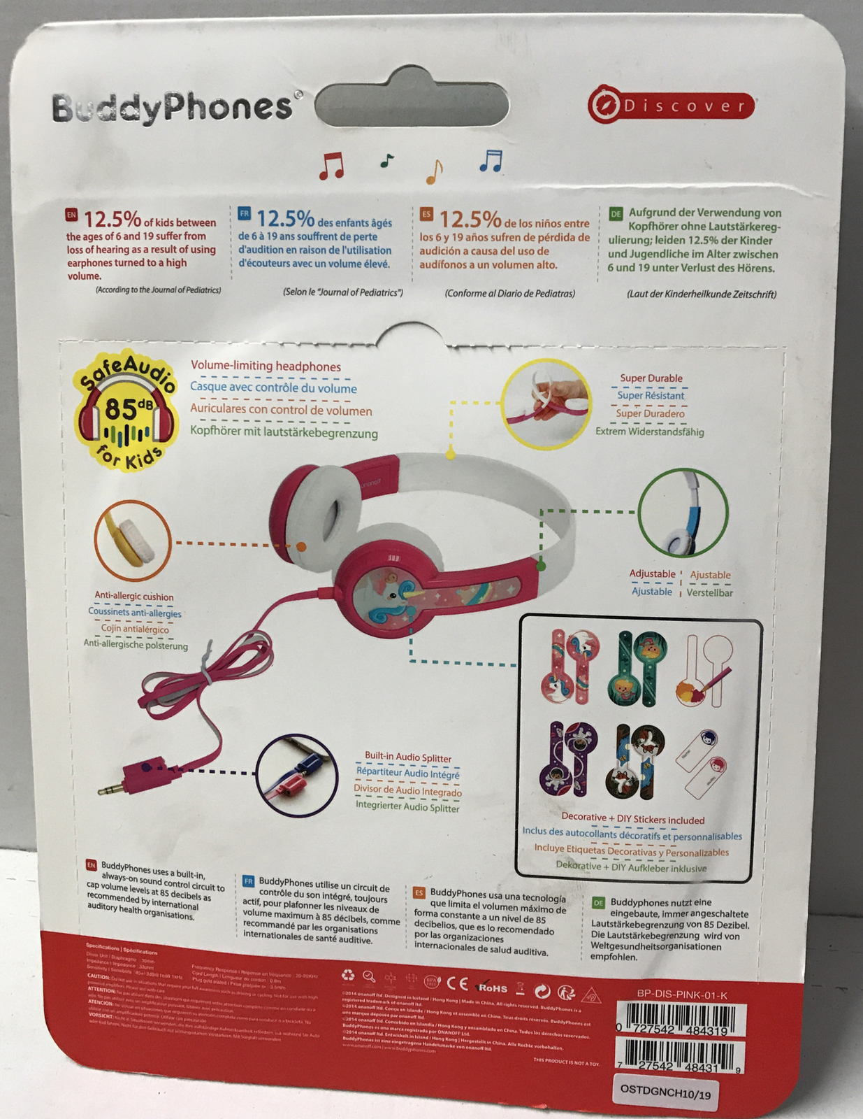 ? BuddyPhones Discover | Kids Headphones,New ‼️