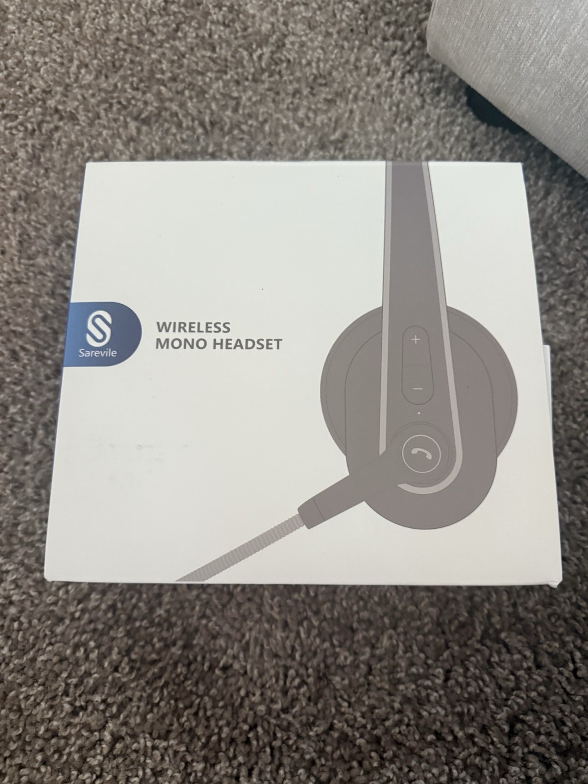 Auricular Inalámbrico Mono Sarevile Wireless Mono Headset Black