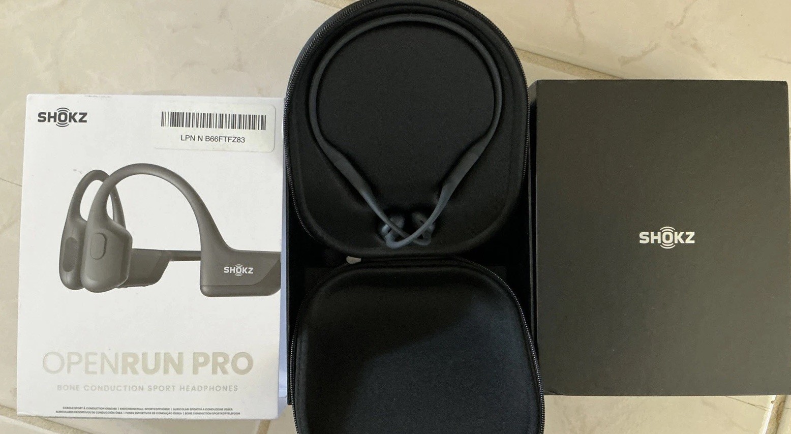 Shokz OpenRun Pro Bluetooth Bone Conduction Sport Headphones , Open Box