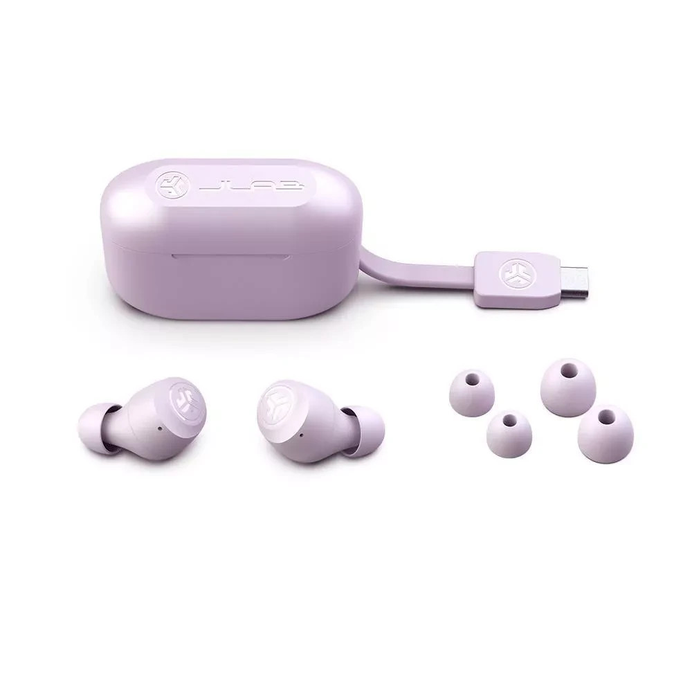 JLab GO Air POP True Wireless In-Ear Headphones – Purple (EBGAIRPOPRLLC124)