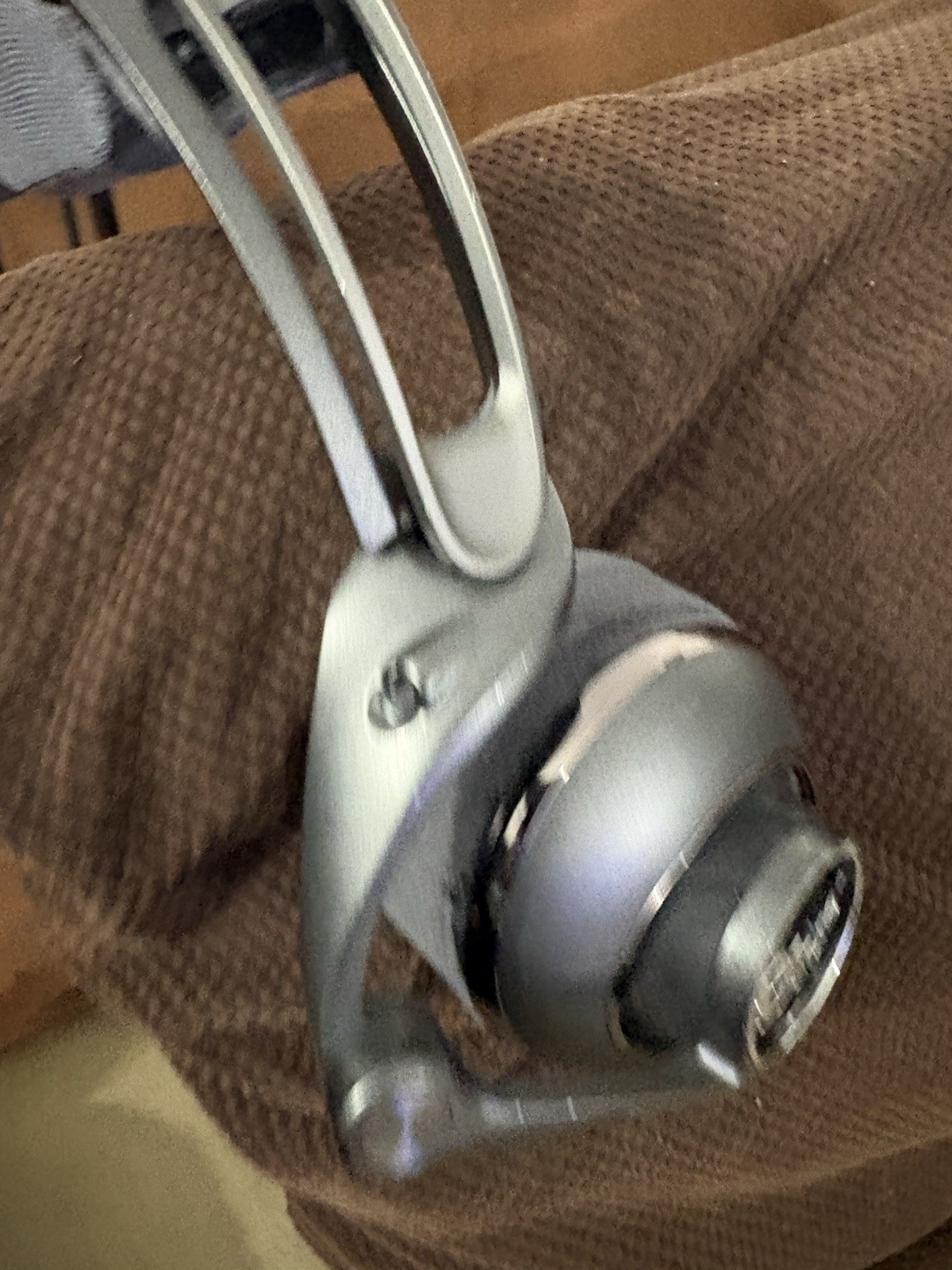 Blue Mix-Fi Powered Headphones with Built-in Audiophile. No Cable Tested