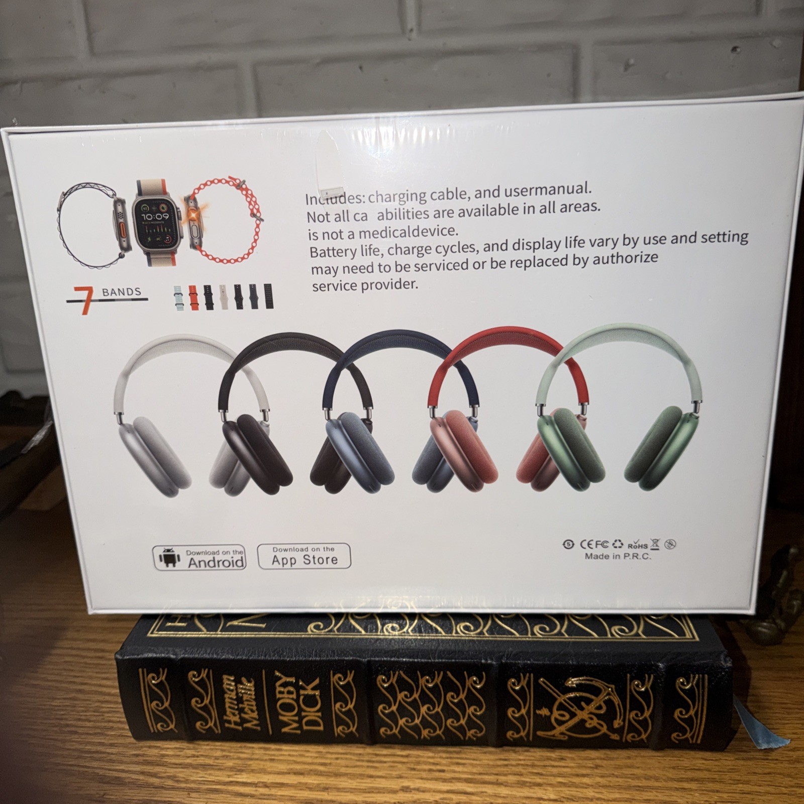 Ultra 2 in 1 Headphones & Watch Combo. Factory Sealed. See Description & Photos