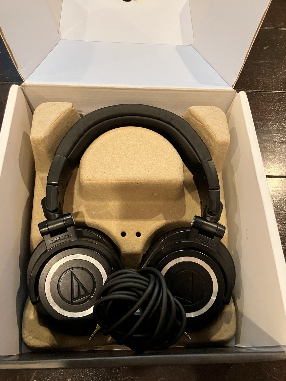 Audio-Technica ATH-M50X Professional Monitor Headphones – Black – In Box