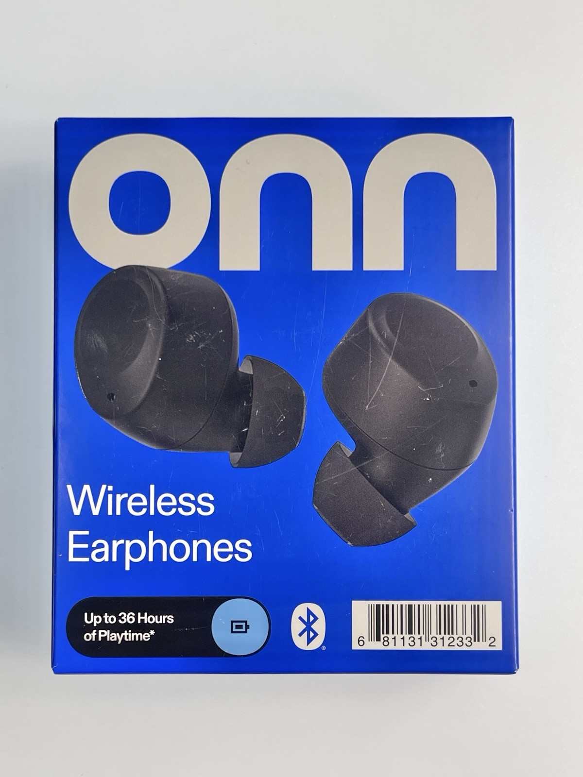 Onn Bluetooth Wireless Earphones High Definition Sound Black