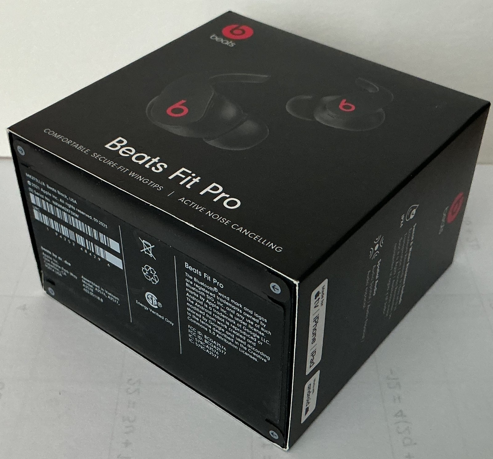 New Sealed Beats Fit Pro – True Wireless Active Noise Cancelling Earbuds, Black