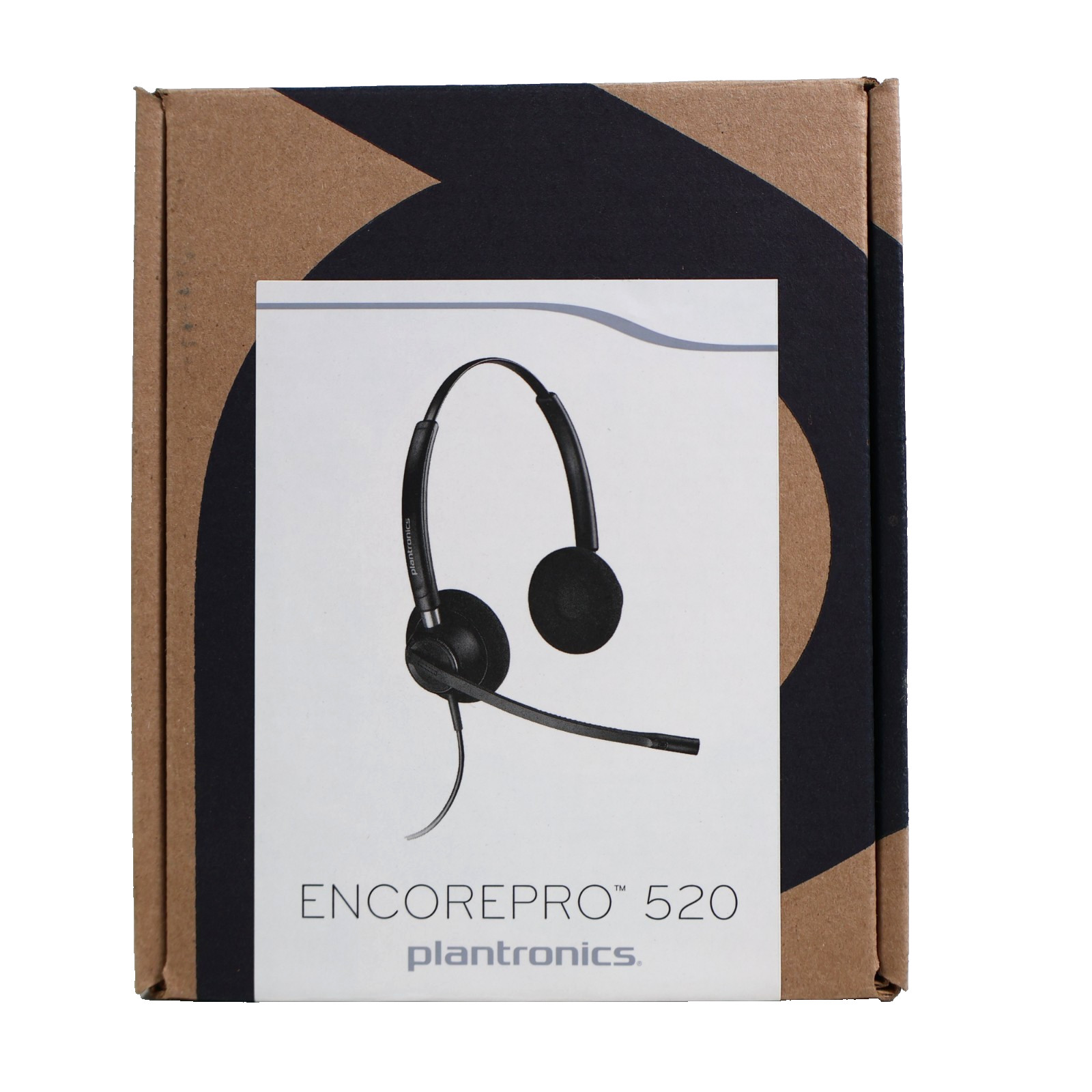 Plantronics Encorepro 520 HW520 Headset, Wire Connectivity, Black OPEN BOX