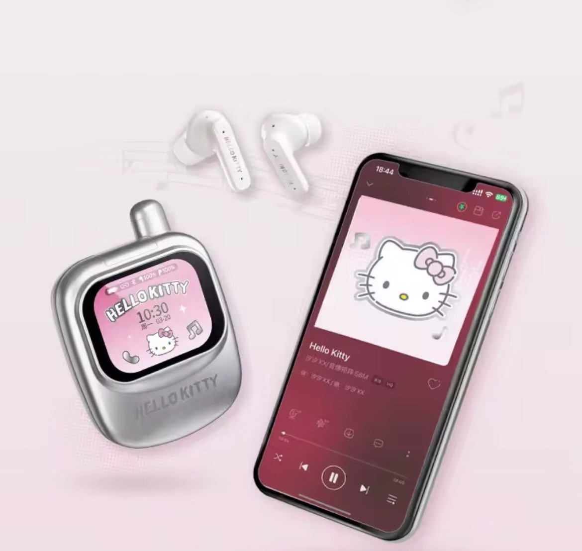 Hello Kitty Ear Pods For Music