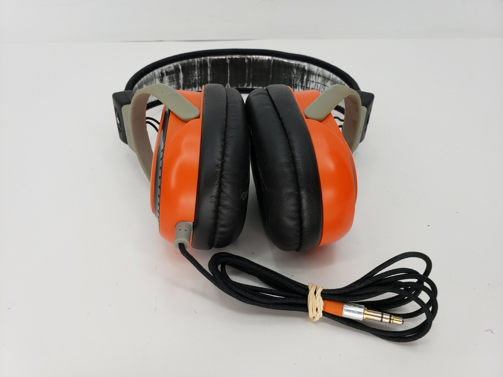 Genuine Skullcandy (SKDY) Federation Orange & Black Agent Headphones **READ**