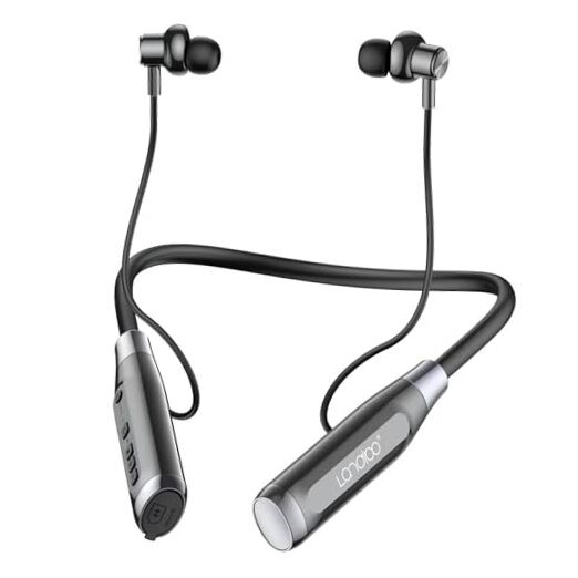 LANDIBO Wireless Bluetooth 5.0 Neck Earbuds with 100 Hours of Playback, A12