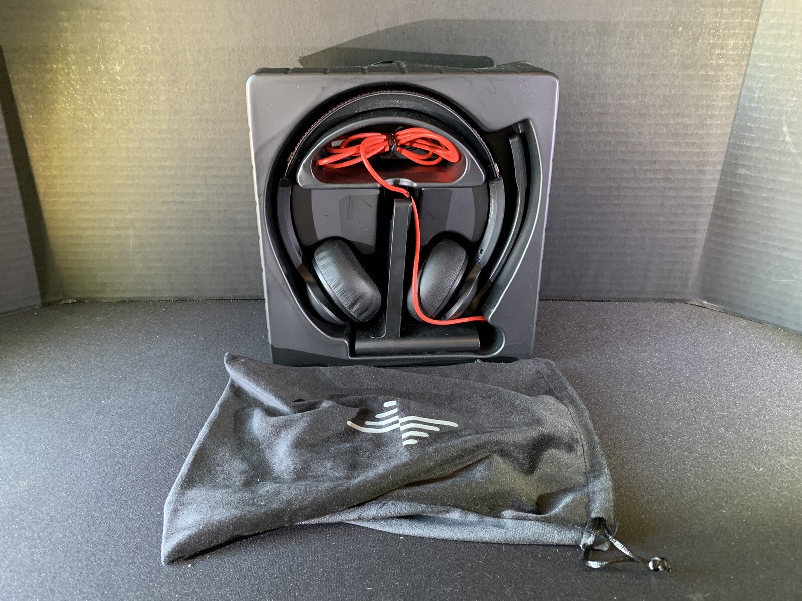 Jiamqishi EH02-P Black AI Noise Cancelling Bluetooth Wireless Headphones