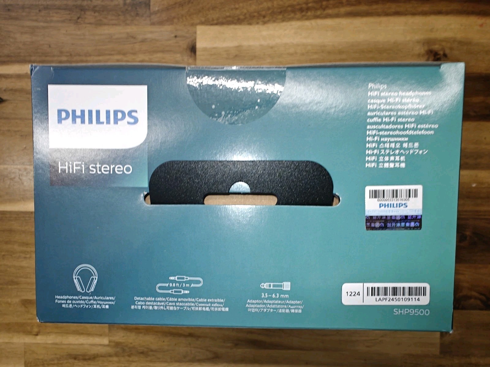 Philips SHP9500 HiFi Headphones – Black