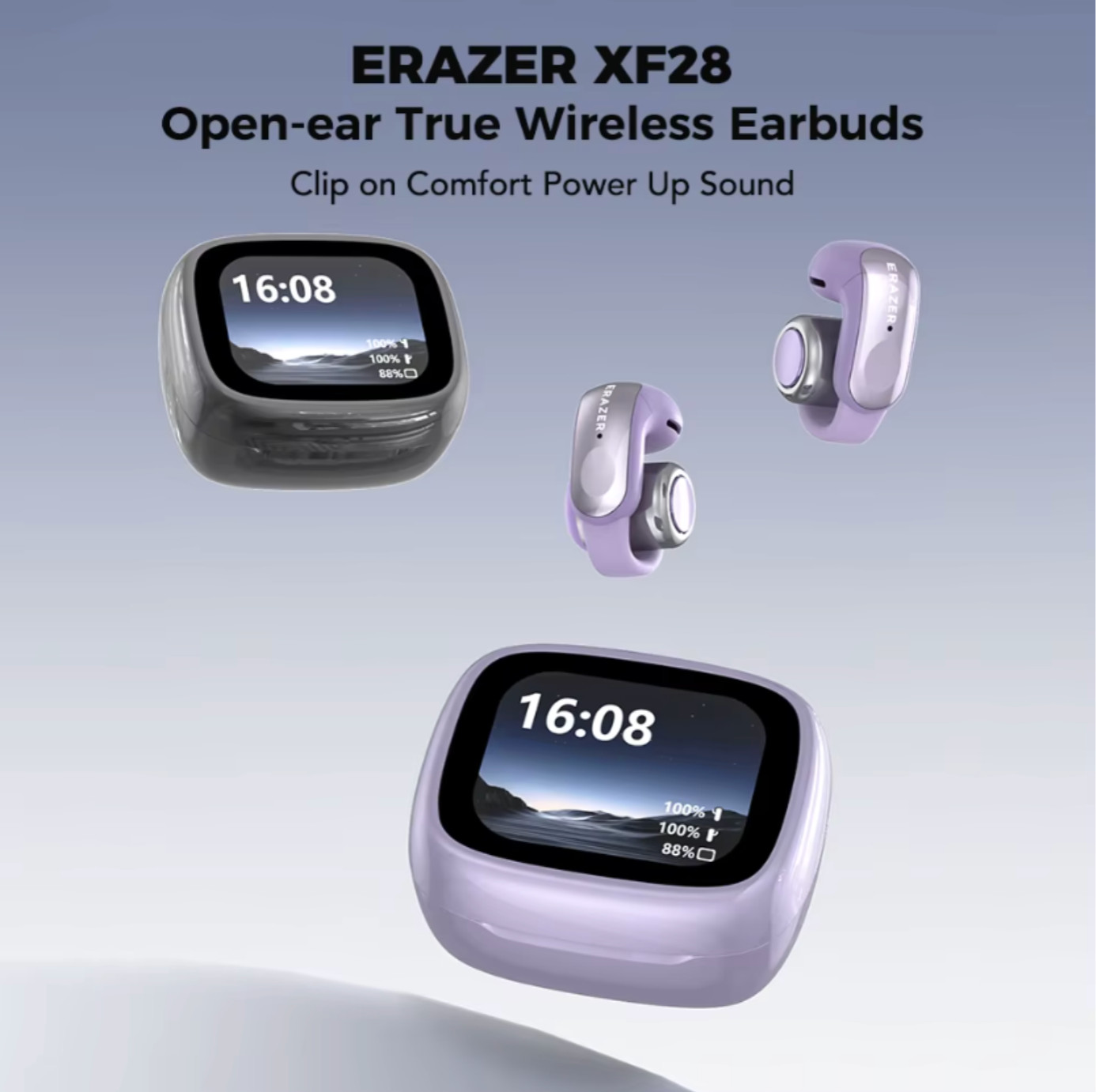 Apple iPhone Android Compatible AI Translation Earphones Erazer XF28 Bluetooth