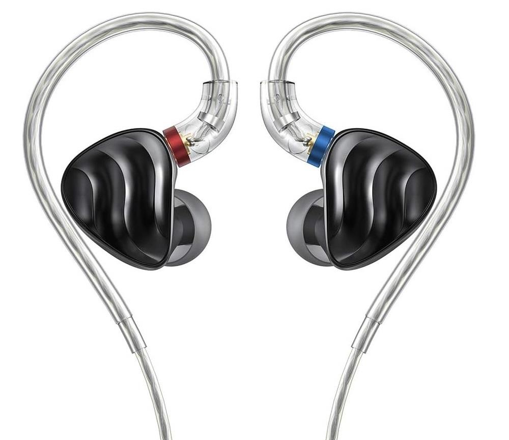 New Fiio FH3 Dynamic Hybrid Earbuds with Detachable Cables (Black)