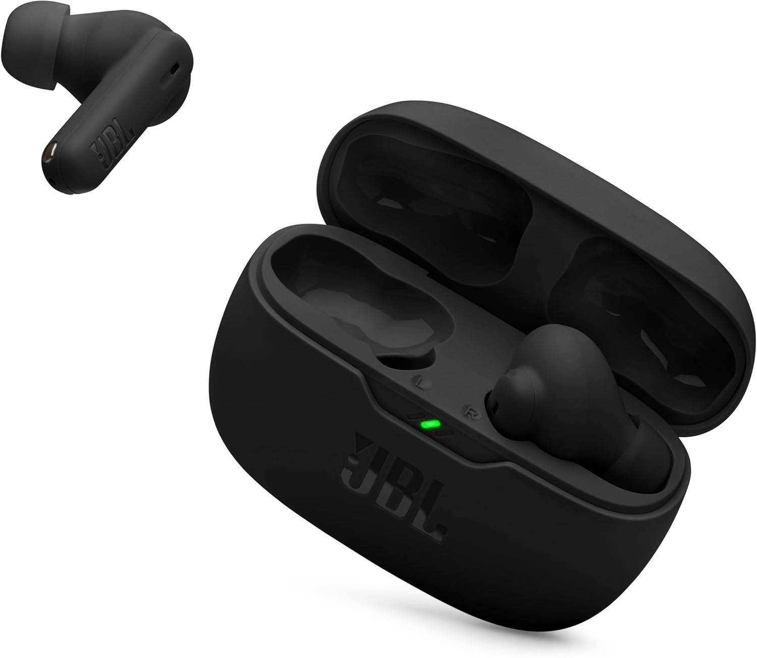 JBL – Vibe Beam 2 Noise Cancelling Earbuds – Black – Good Condition