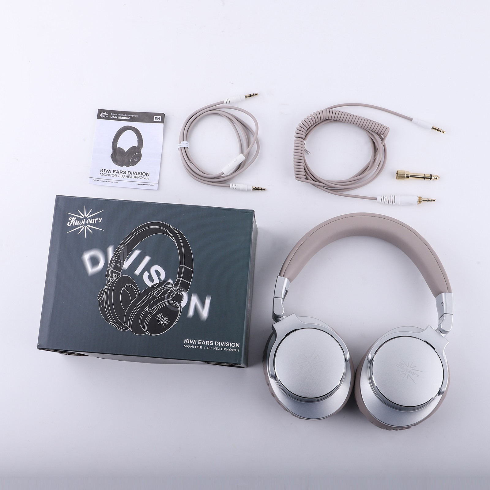 Kiwi Ears Division Dynamic Driver Monitor/DJ Headphones Wired Headphones