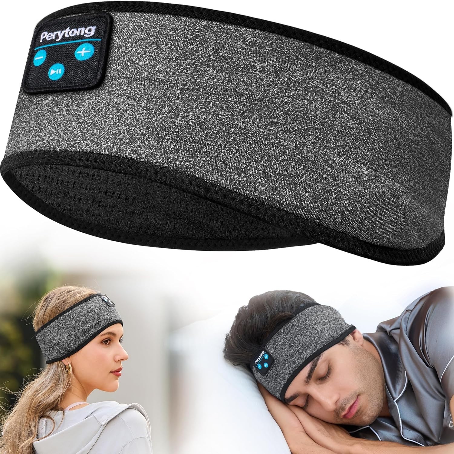 Bluetooth Sleep Headphones for Side Sleepers – 10+ Hours Playback