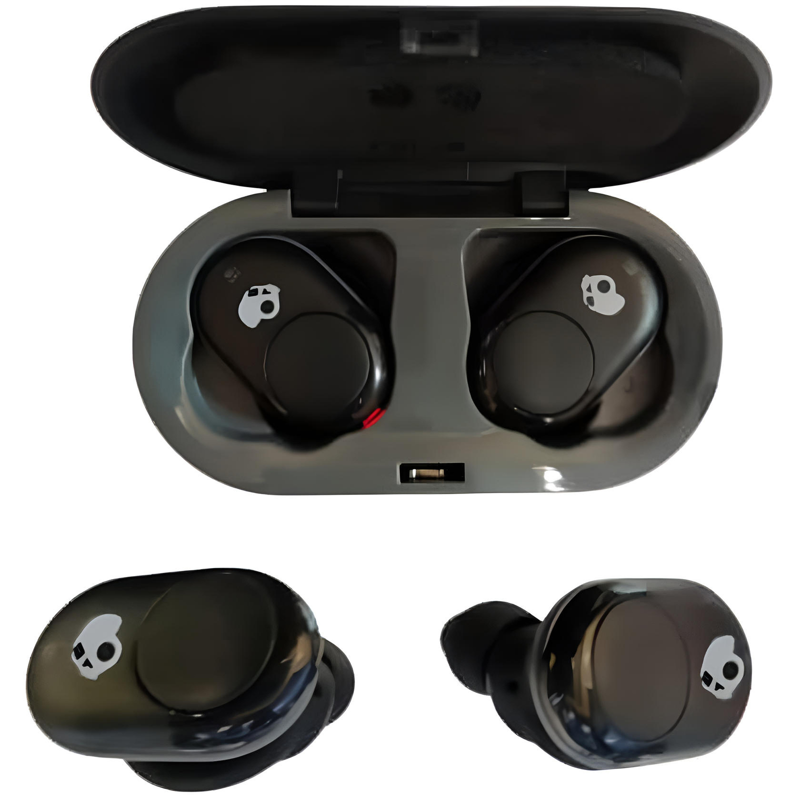 Skullcandy Push True Wireless in-Ear Earbud – Black/Grey (Cable Incl)