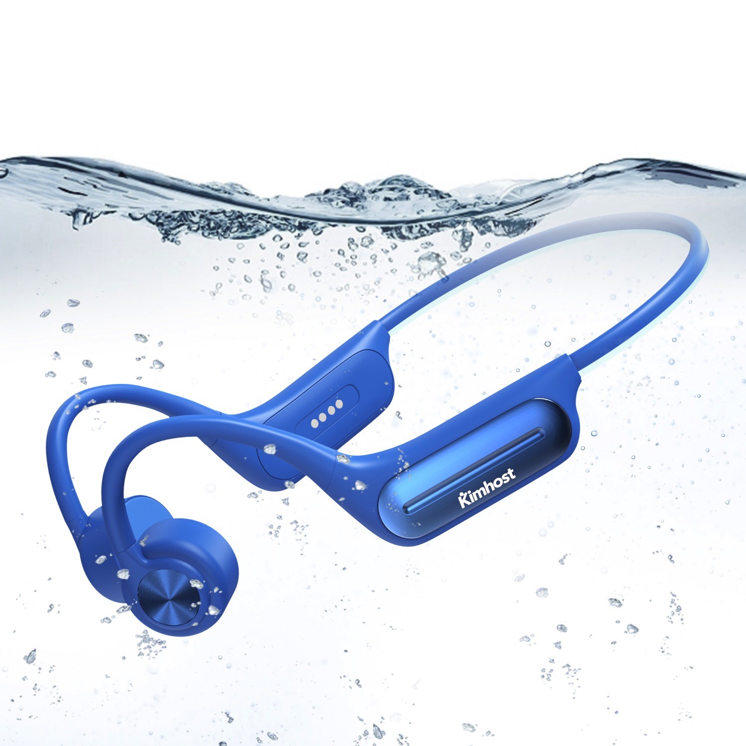 Kimhost Bone Conduction Headphone Bluetooth 32G MP3 Player IPX8 Swimming Earbuds