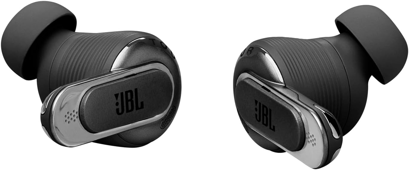 JBL JBLTOURPRO3BLKAM-Z Tour Pro 3 Noise Cancelling Earbuds, Black – Refurbished