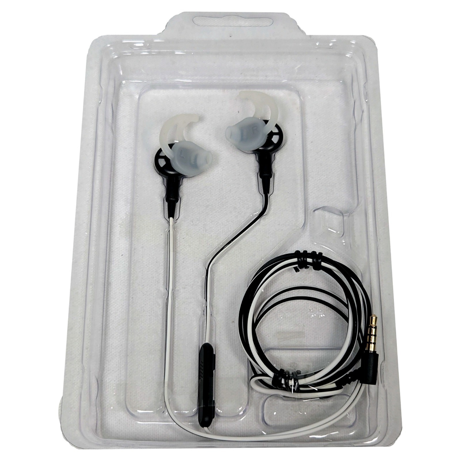 Bose MIE2i 327279-3169 Wired In Ear Mobile Headset Apple iPhone Cord Black White