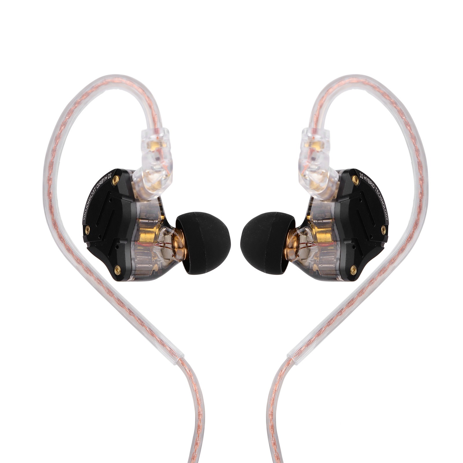 KZ ZS10 Pro Upgraded 4BA+1DD Hybrid Earphone with Detachable Cable