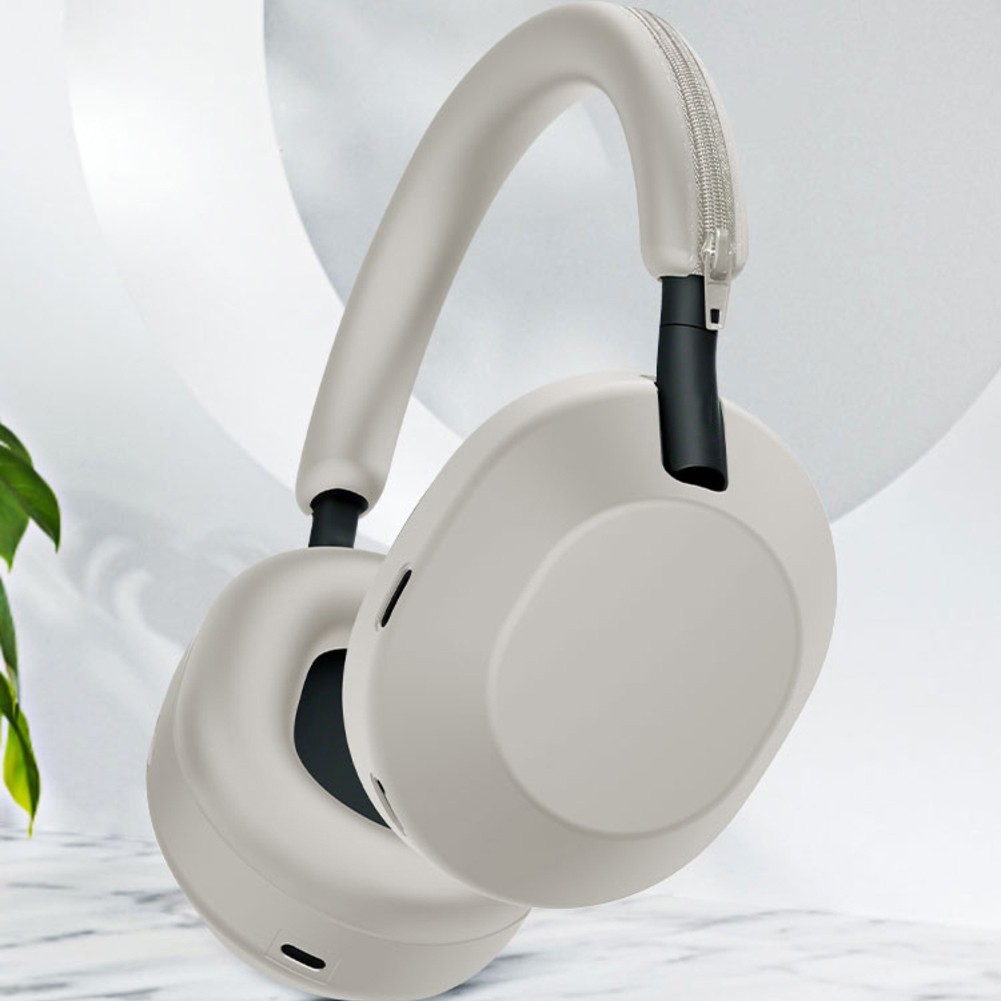 Soft Silicone Sweat Cover for Sony WH1000XM6 Headphones Sweat Resistant Case