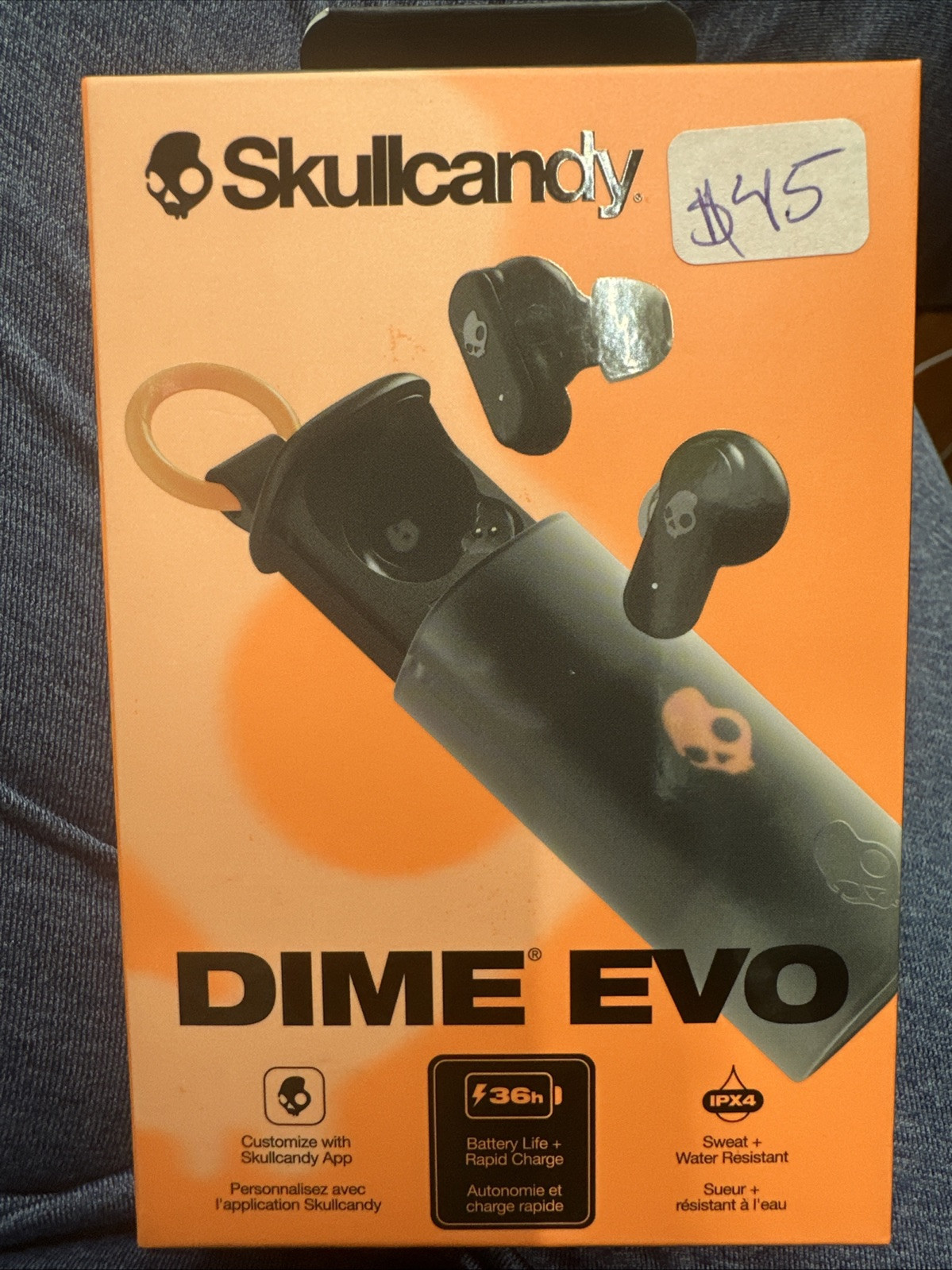 Skullcandy Dime Evo – Wireless Headphones Brand New In Box Black