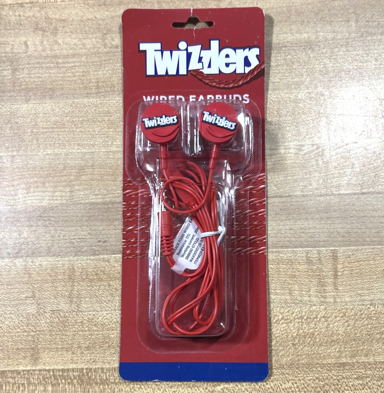 Twizzler 3.5mm Jack in Ear Headphones w/ Mic & Volume Control for most Devices