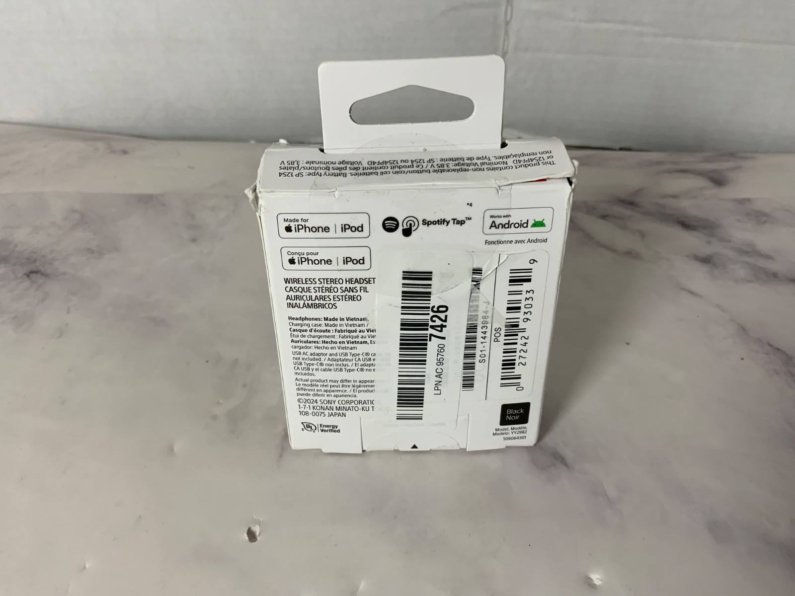 Sony WF C510 Truly Wireless Black Earbuds with Up To 11 Hours Battery Life – NEW