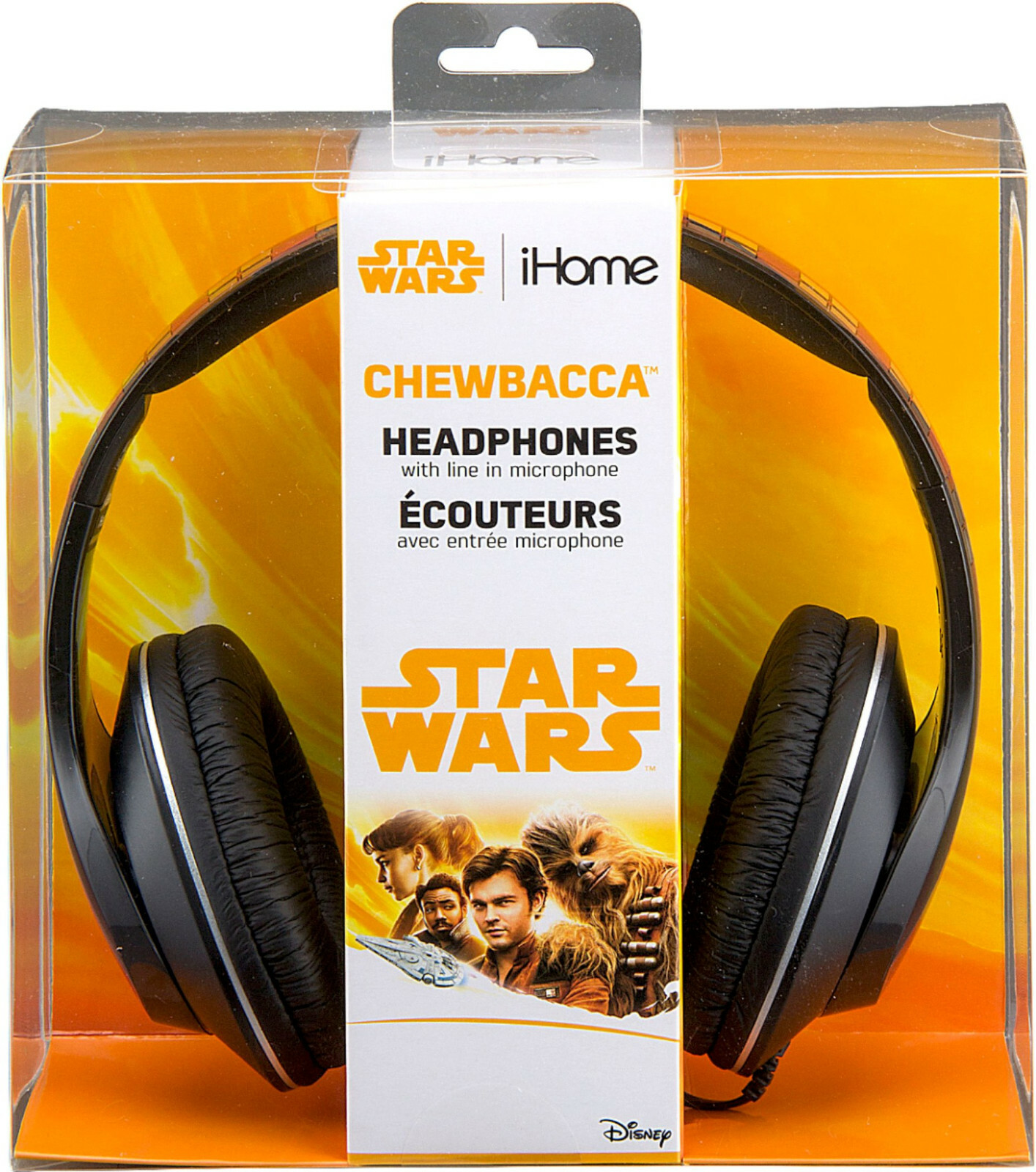 NEW eKids iHome Li-M40CB.FXv8M Star Wars Chewbacca Over-the-Ear Headphones