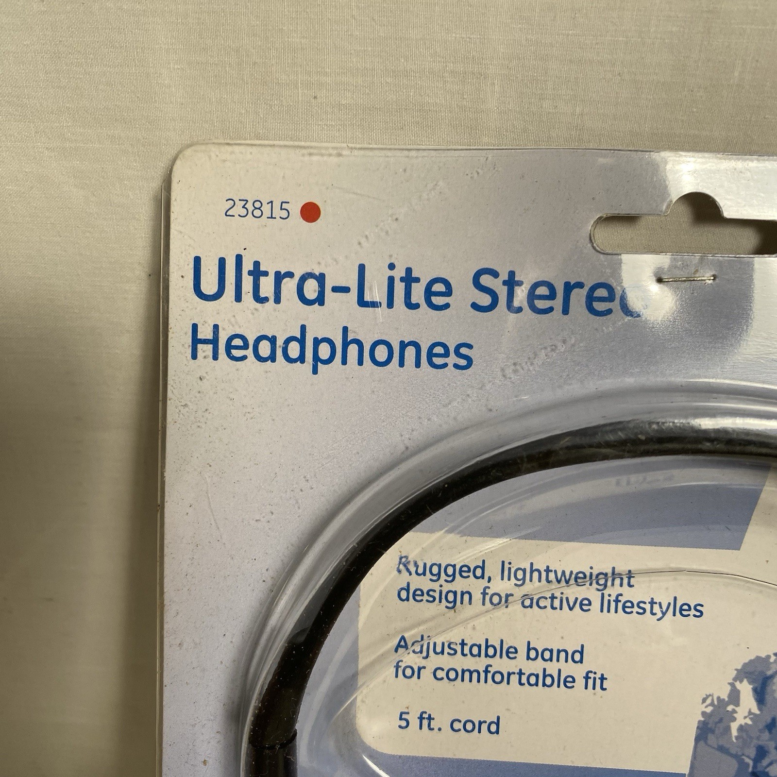 NEW GE Ultra -Lite Stereo Headphones #23815 New Sealed 2009