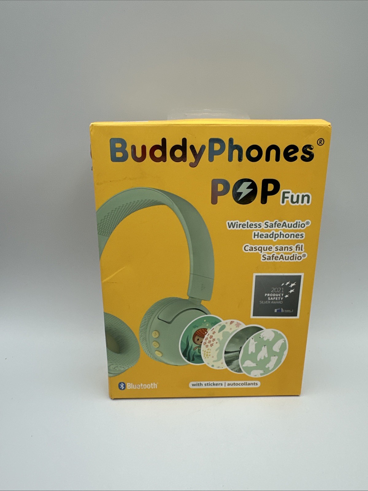 3 Pairs – Disney Story Phones & Buddy Phones Pop Headphones Kids Blue Pink Green