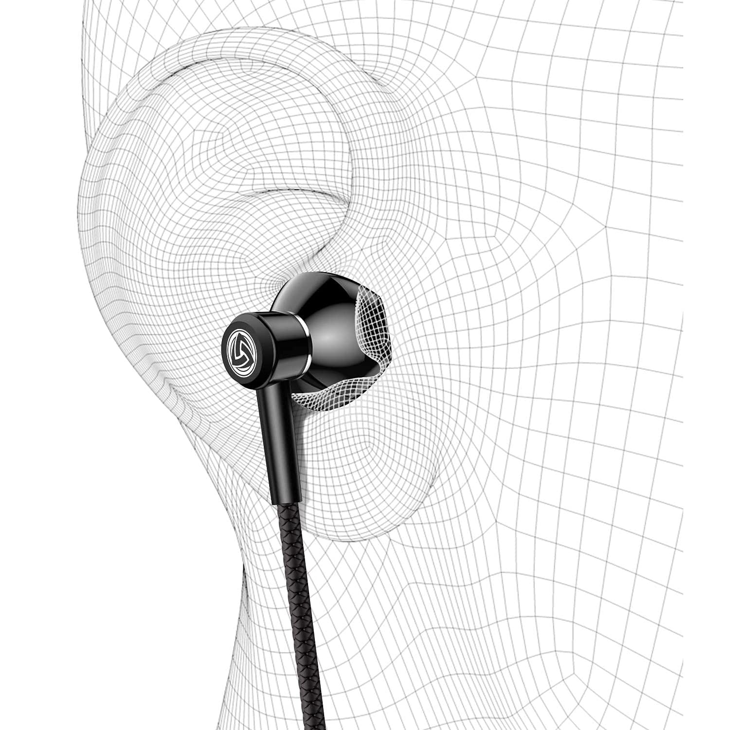 LUDOS SPECTA Wired Earbuds in-Ear Headphones, 5 Years Warranty, Earphones