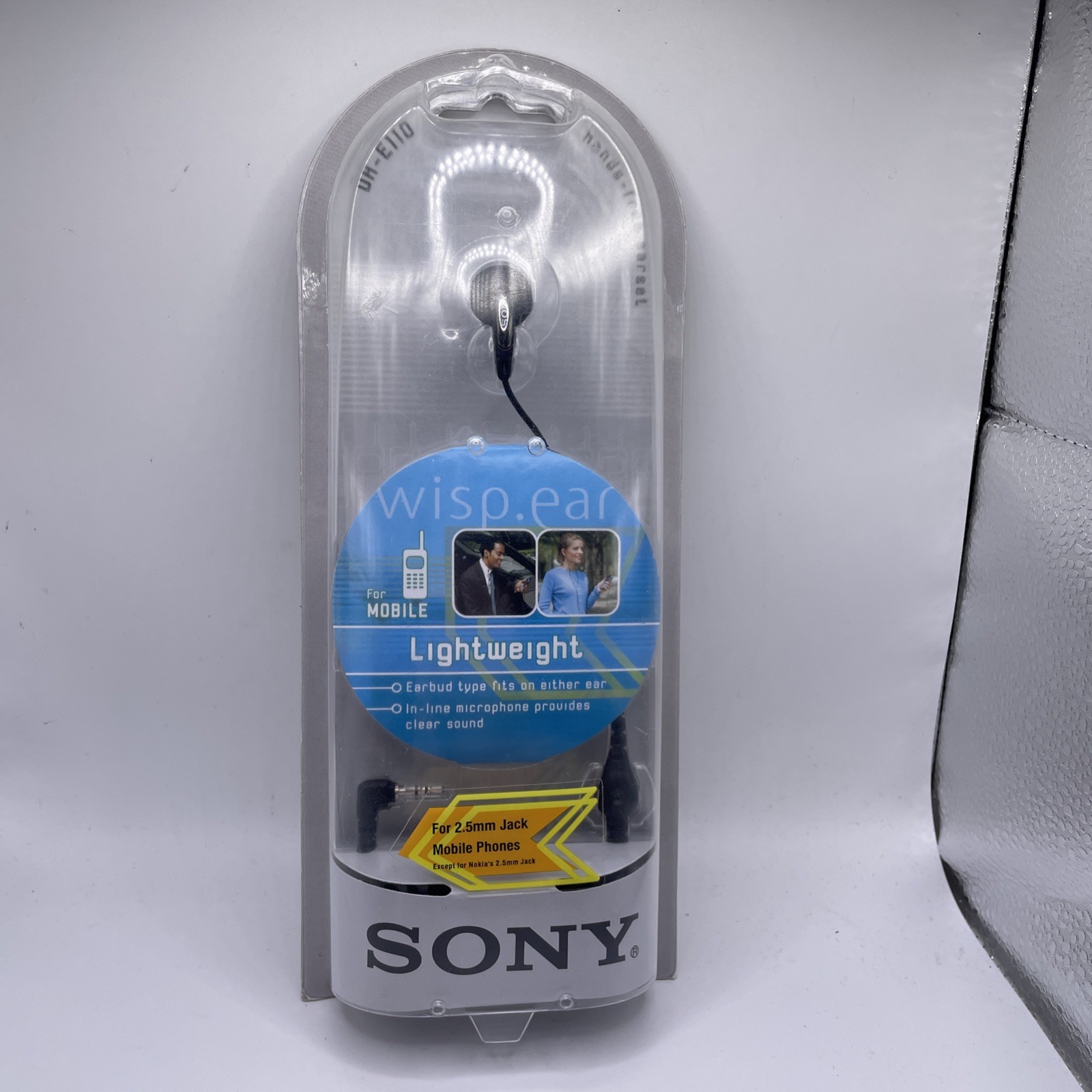 Sony Lightweight EarPhone – in-Line Mic – Volume Control – 2.5mm Jack (DR-E110)