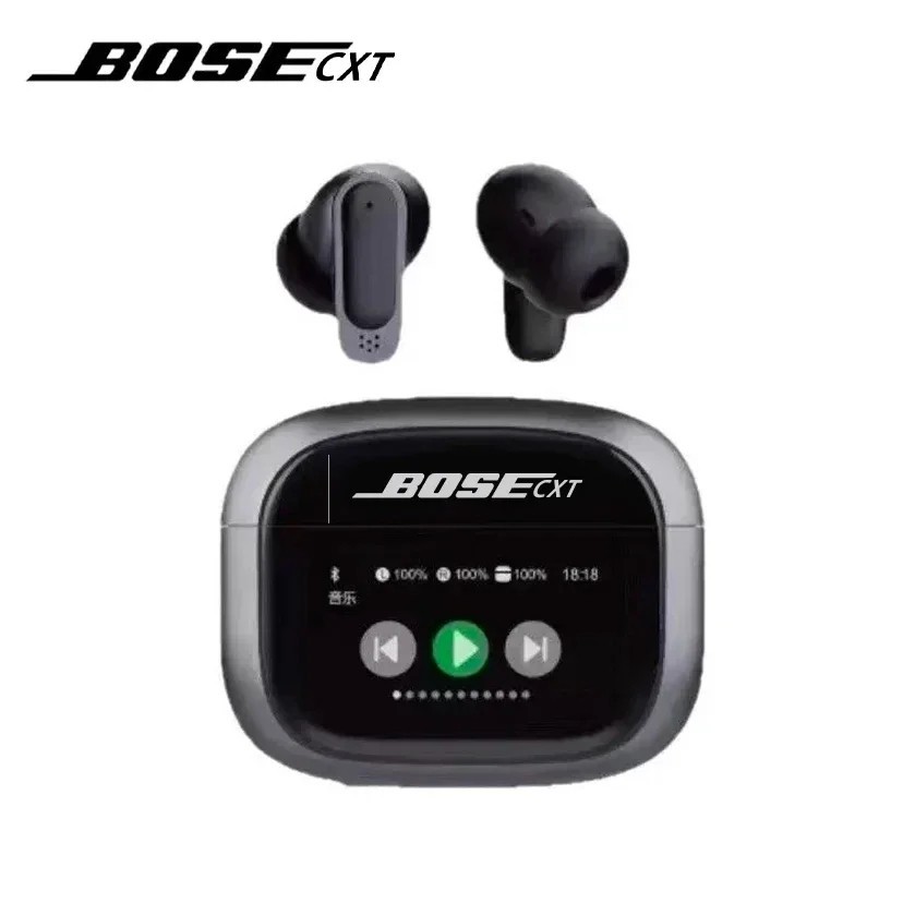 BOSECXT TWS Earbuds Bluetooth 5.3 ANC Wireless Headphones Smart Touch Screen