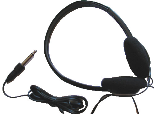 Compact Stereo Padded Lightweight Headphones with 1/4″ Inch Stereo Phone Plug.