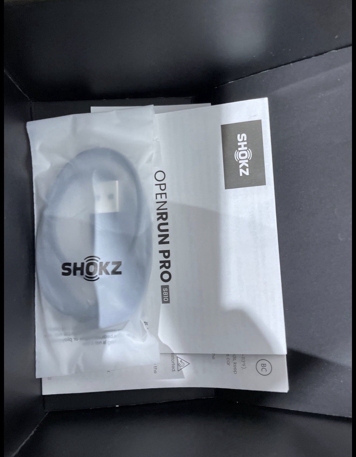 Shokz OpenRun Pro Bluetooth Wireless Headphones – Black