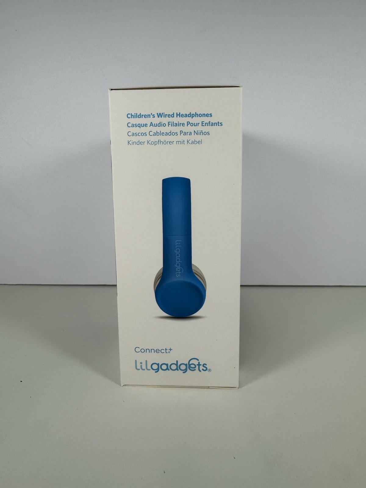 LilGadgets Connect+ Style Kids On-Ear Wired Headphones Blue 93dB New Sealed