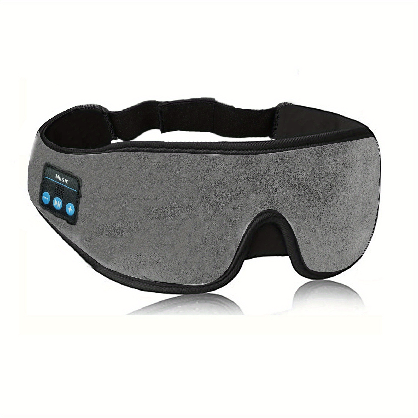 Women Men Music 3D Sleeping Eye Mask Blackout with Bluetooth Headphones Speakers