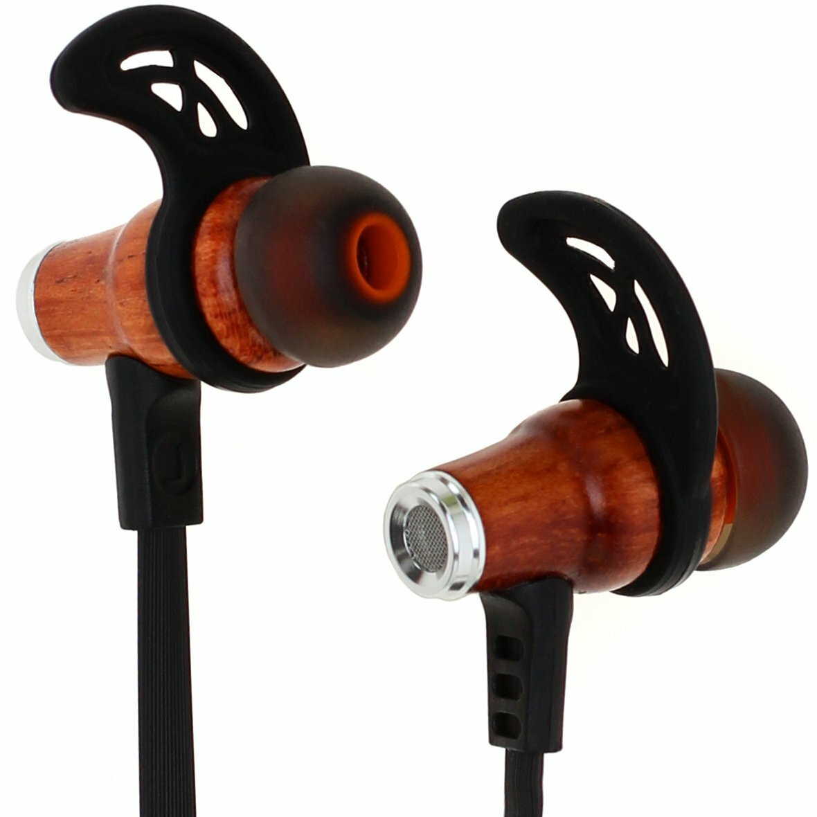 Symphonized NRG Bluetooth Wireless Wood in-Ear Noise-isolating Headphones