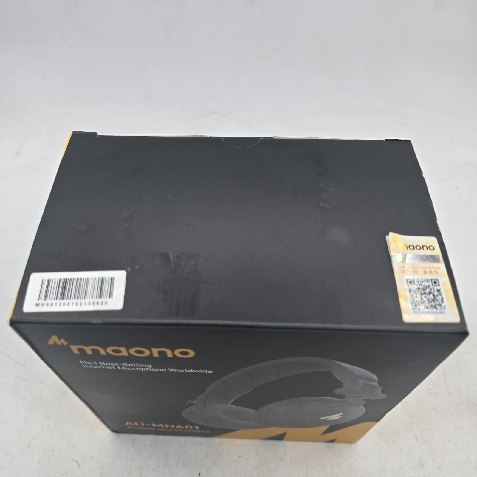 MAONO AU-MH601 50MM Drivers Over Ear Studio Headphones Black 10″ Corded