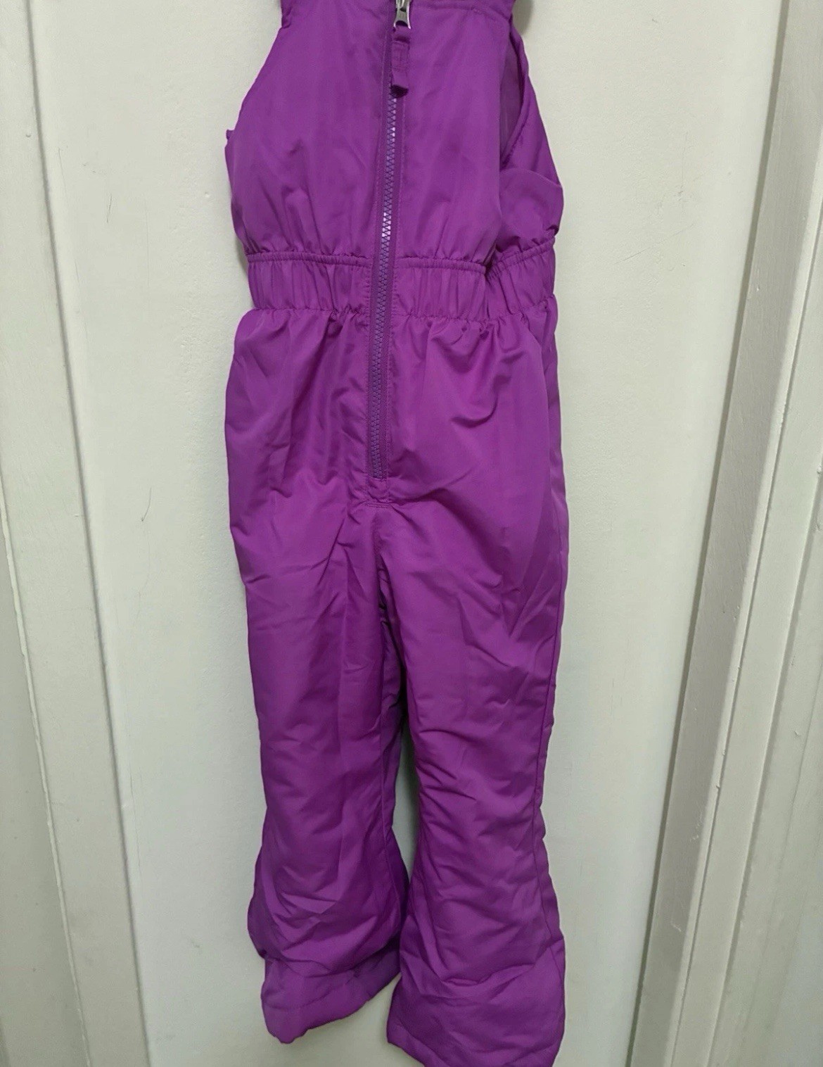 Snow Ski Overall Pants, Purple Size XS. Used For Girls