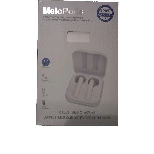 MeloPods Audio Ear Plugs – BT 5 Headset Calls Siri Support Touch Operation