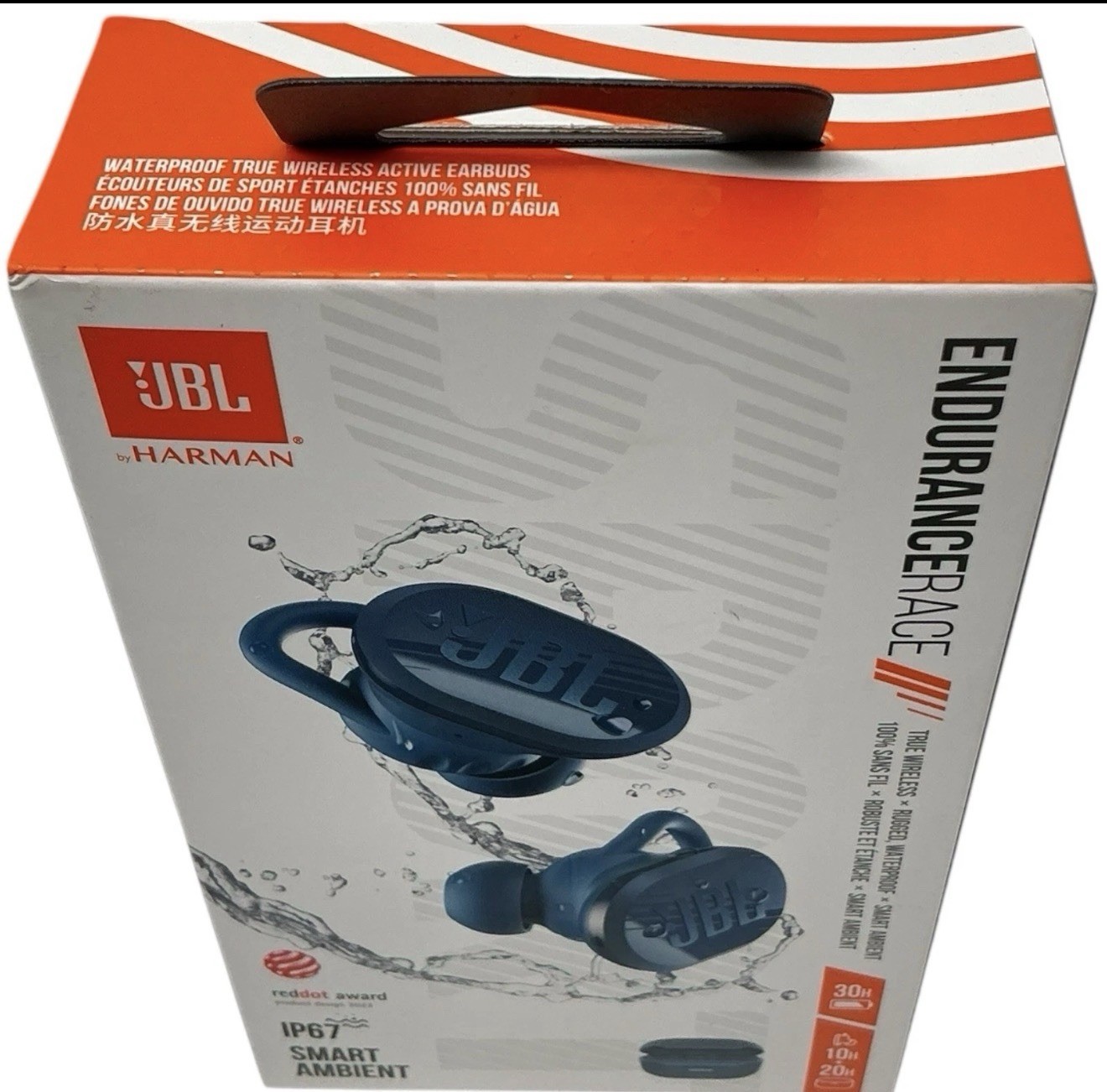 JBL Endurance Race TWS, Waterproof true wireless active sport earbuds (Black)