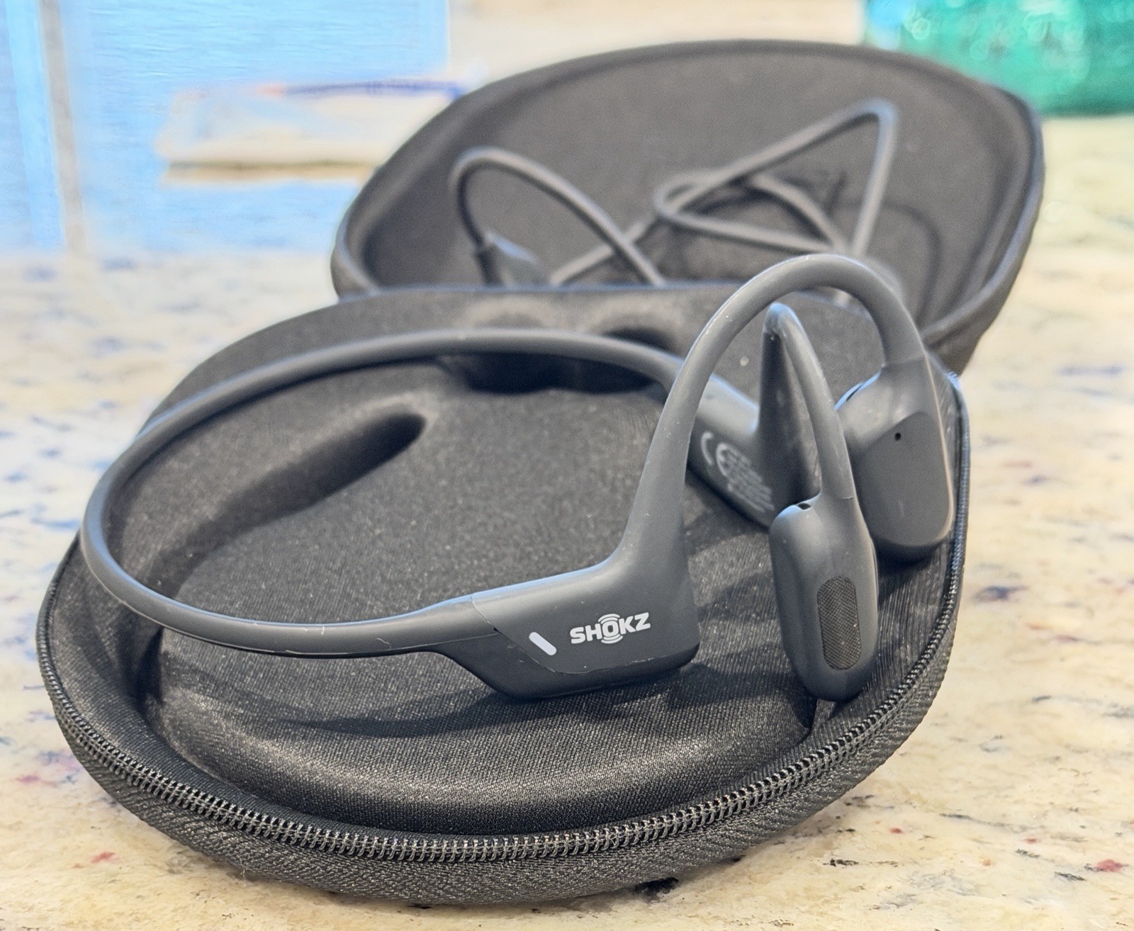 Shokz Bone Conduction OpenRun Pro Black Sports Headphones with Case