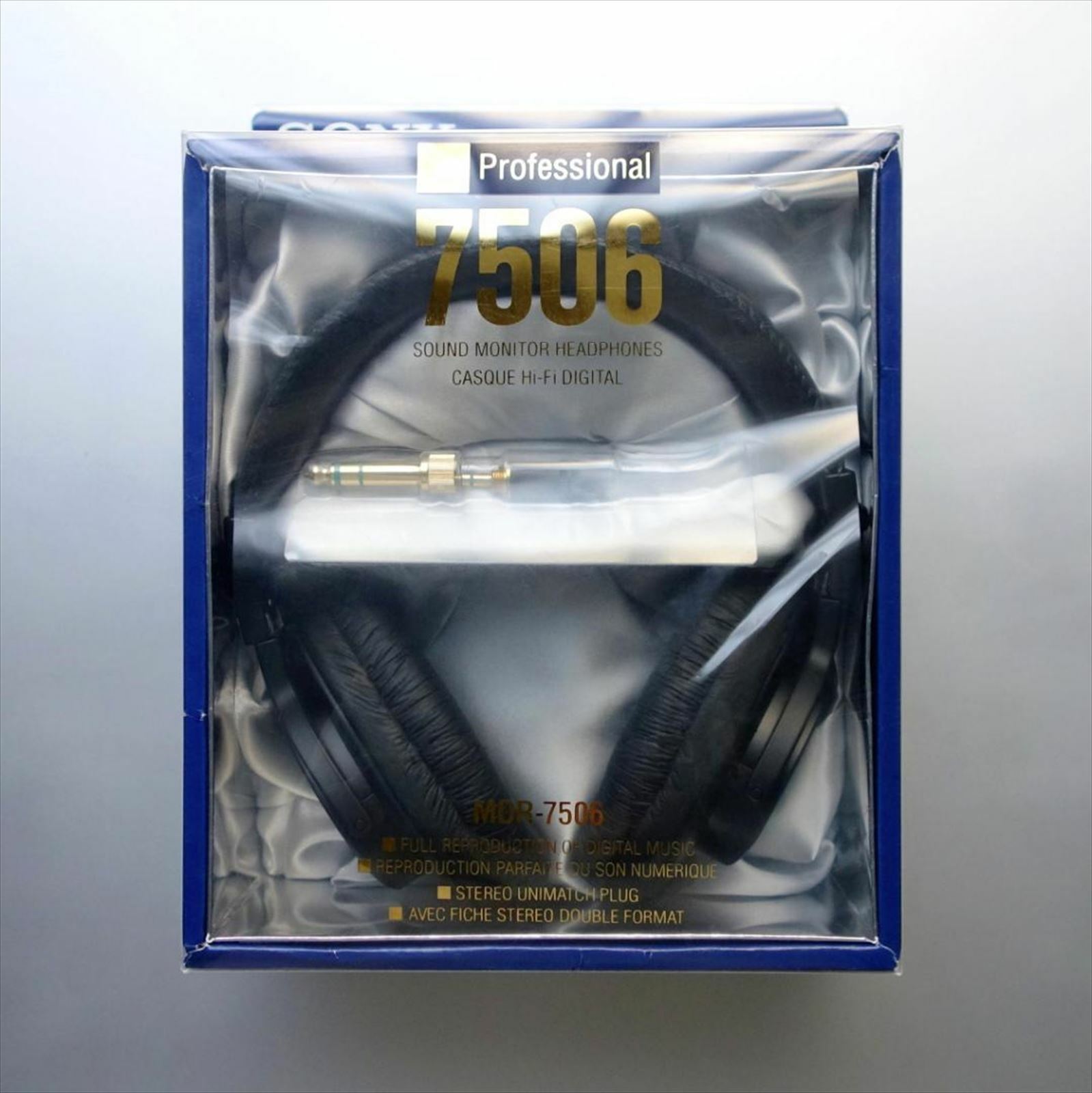 SONY stereo headphone High sound quality Folding type MDR7506 from JAPAN