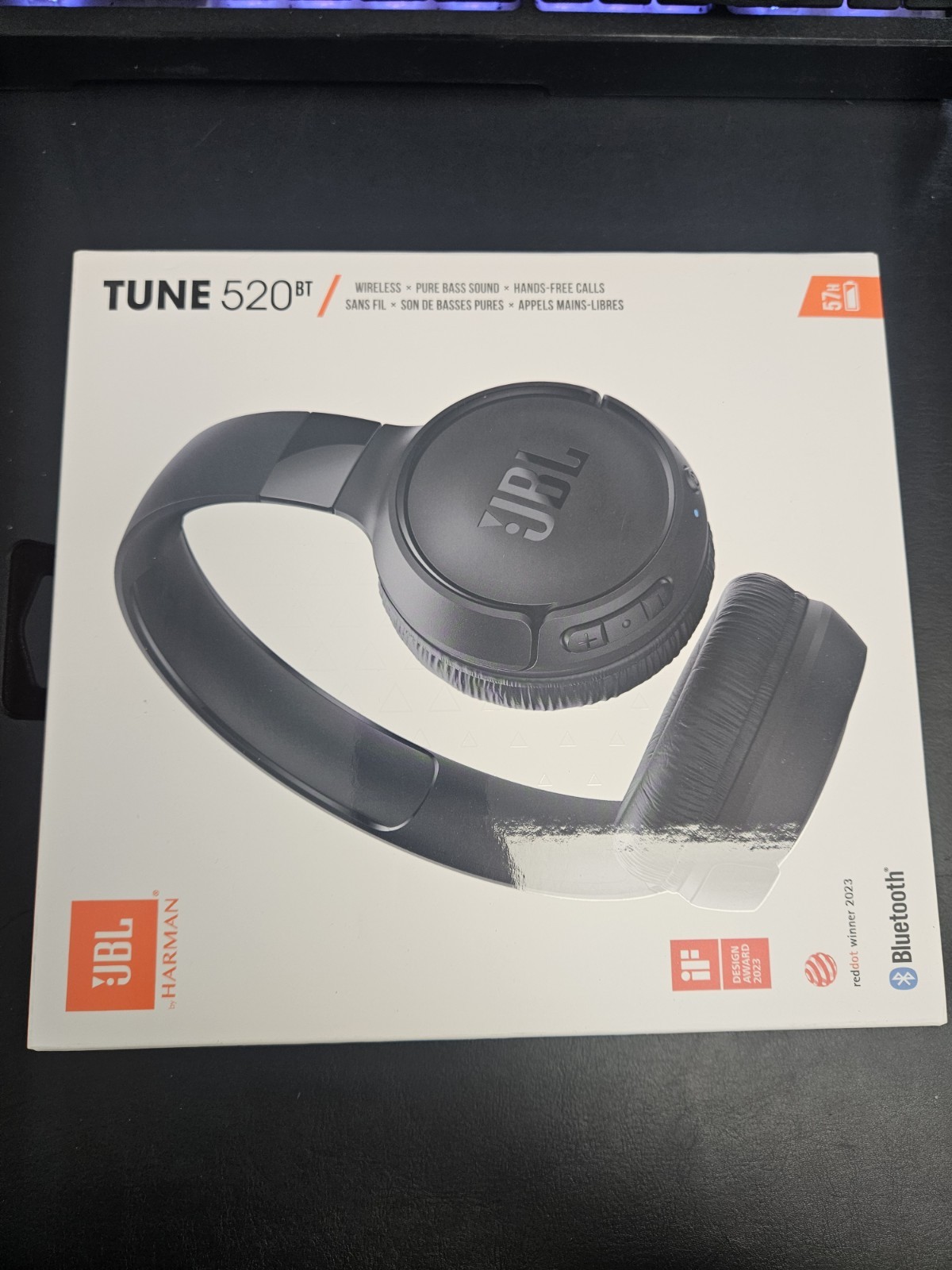 JBL Tune 520BT, Wireless on-ear headphones