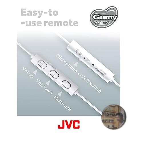 JVC Kenwood HA-FR9UC Wired USB Type-C In-Ear Earphones with Mic White New